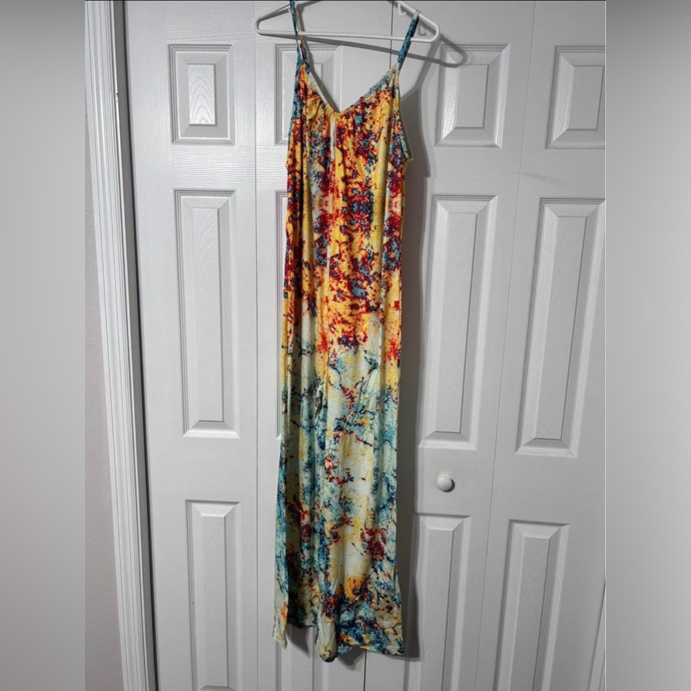Colorful Tie Dye Jumpsuit